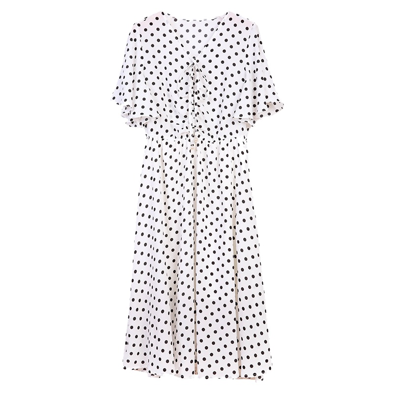 高梵2020春夏新款很仙的法国小众雪纺连衣裙女韩版修身气质裙子女