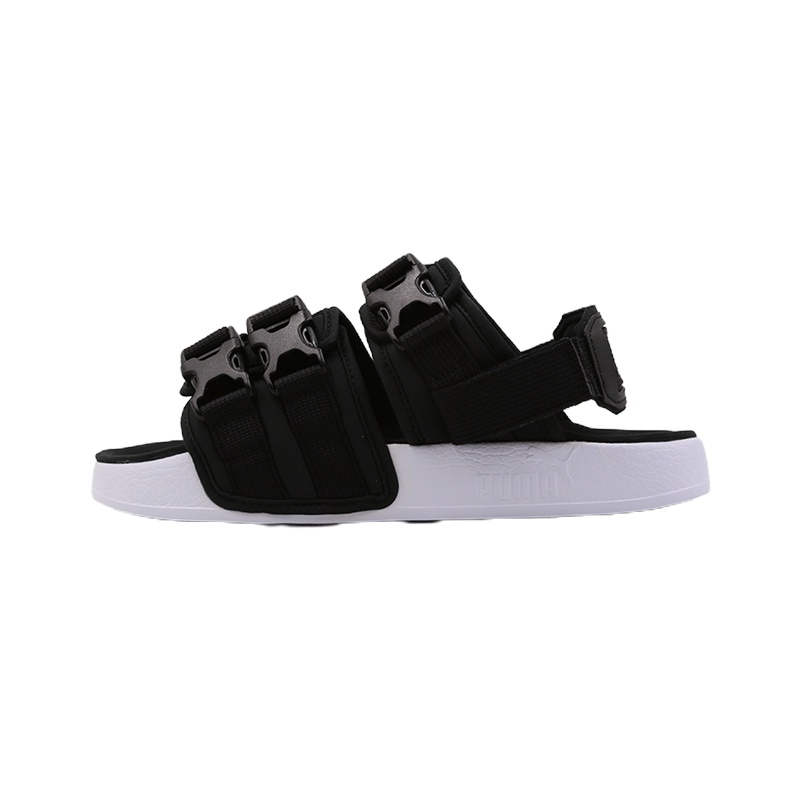 PUMA/彪马 情侣款舒适透气防滑魔术贴休闲凉拖鞋 部分鞋盒破损 369407-01