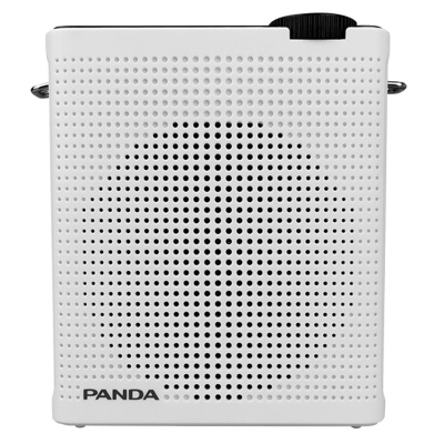PANDA/熊猫K70扩音机教师教学导游用有线扩音器小蜜蜂专用便携腰挂式播放器迷你插卡音箱 白色