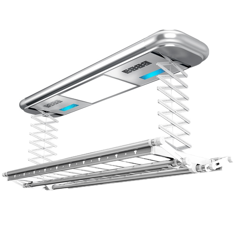 太太乐HTD系列语音功能消毒功能风干功能负离子功能遥控电动晾衣架照明C太空银 HTD-C01XFYL