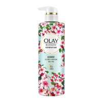 玉兰油OLAY 花漾香氛小花瓶沐浴露和风樱花550g 日式樱花+香草香氛 清盈 焕发 b3烟酰胺