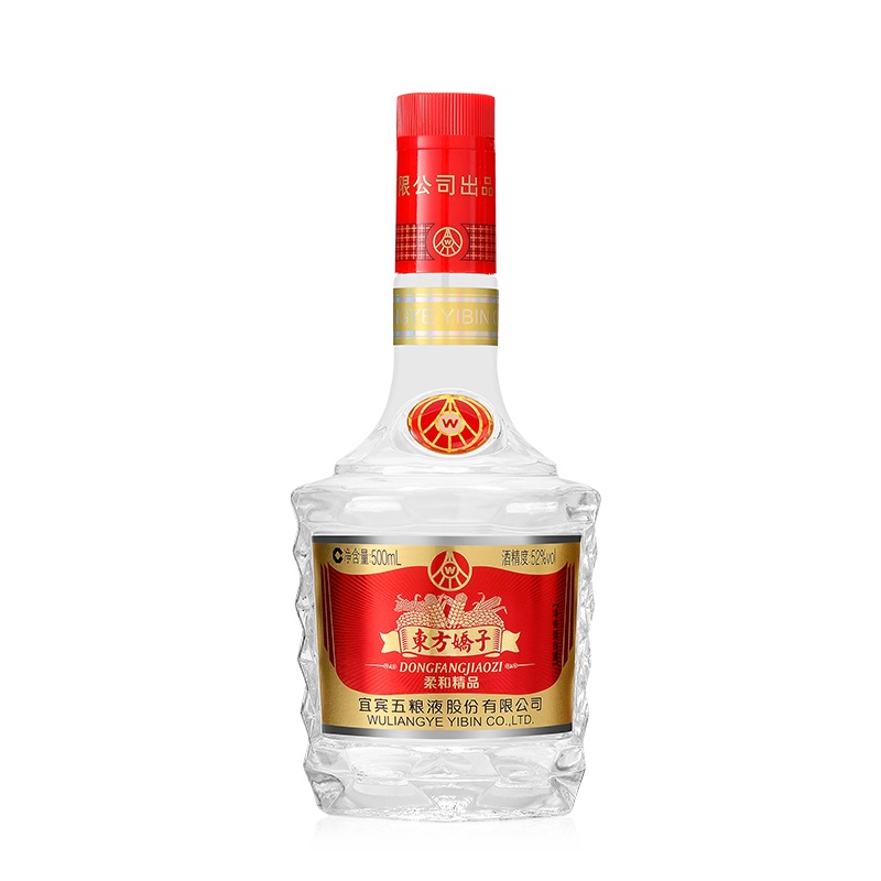五粮液股份公司 东方娇子 柔和精品 52度 500ml 单瓶 浓香型白酒