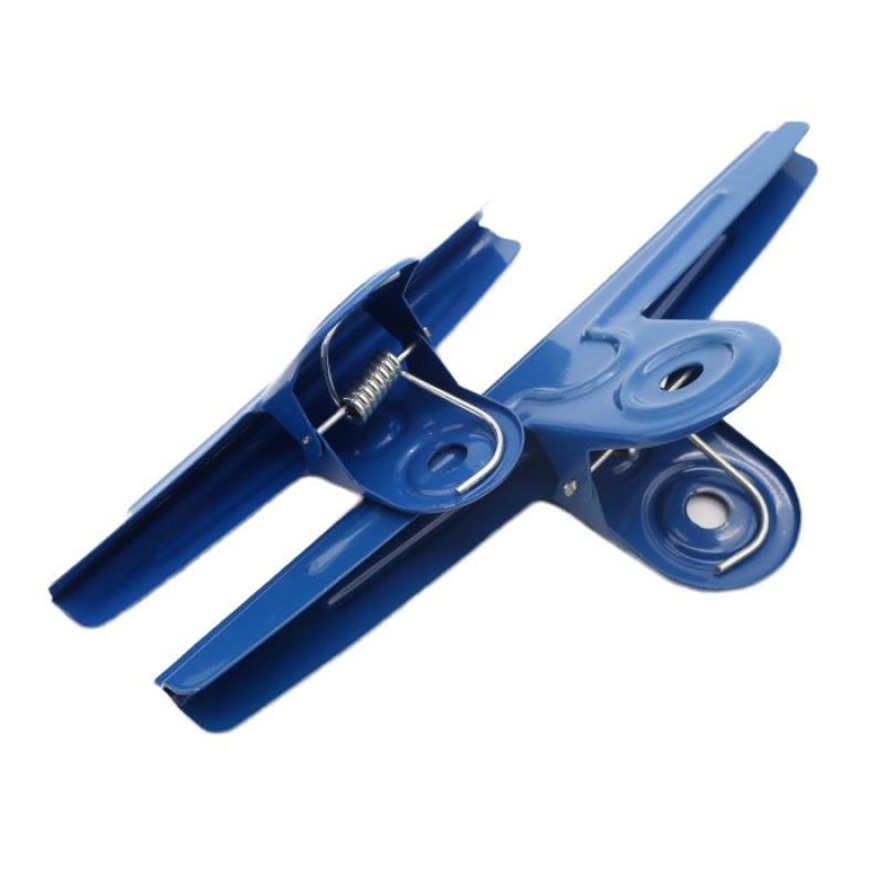 票据夹 山形铁夹(蓝色加厚款)特大钢夹(一个装) 5个起订