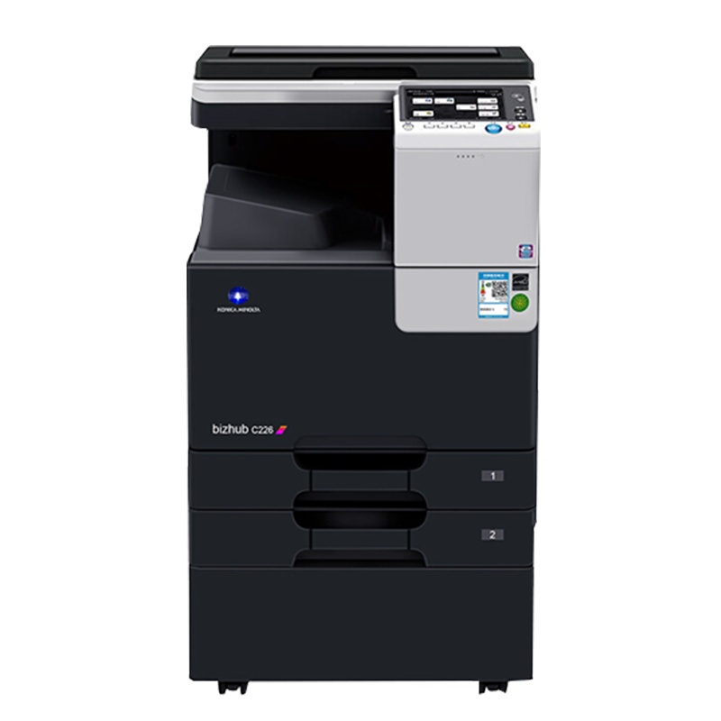 柯尼卡美能达(KONICA MINOLTA)C226 A3彩色激光双面打印机一体机 办公复印机复合机 标配+底柜