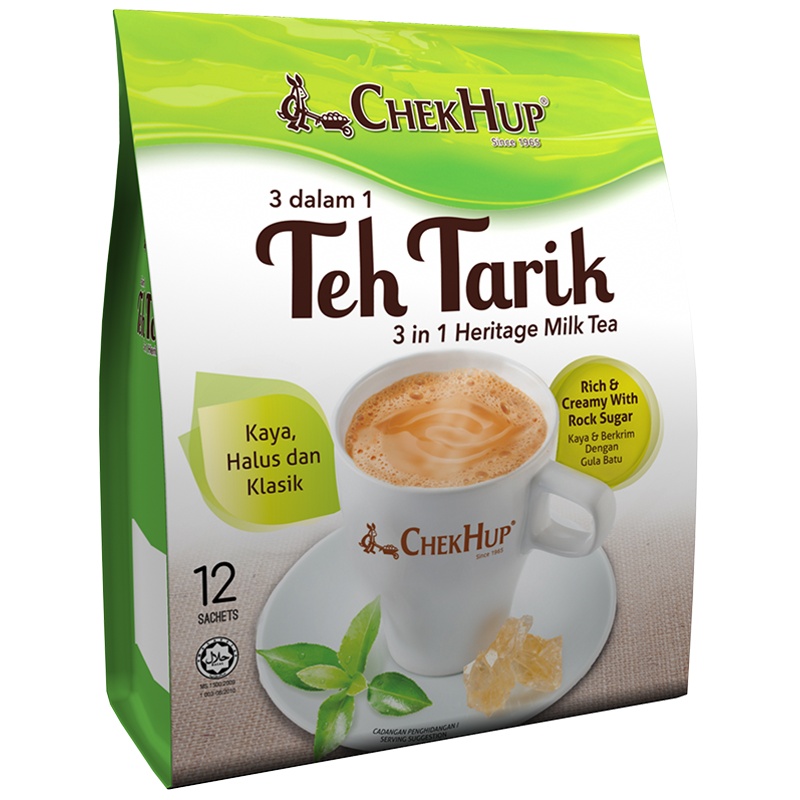 马来西亚原装进口 泽合怡保三合一南洋原味奶茶粉480g 速溶冲泡奶茶冲调饮品袋装