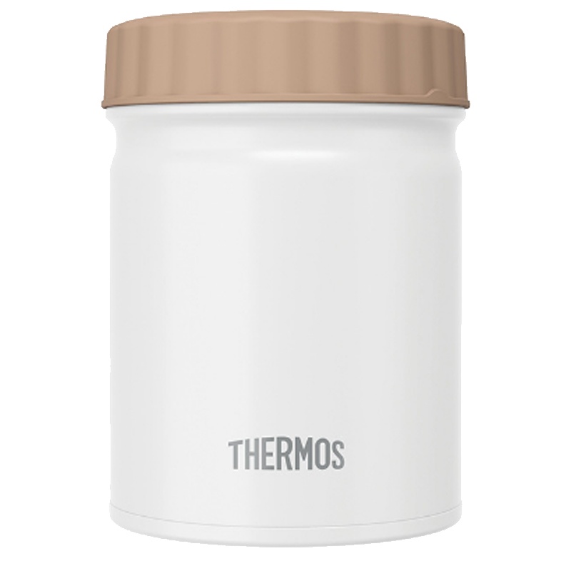 膳魔師THERMOS不锈钢真空断热焖烧杯 JBT-500 WH 500ml 白色焖烧杯 焖烧罐