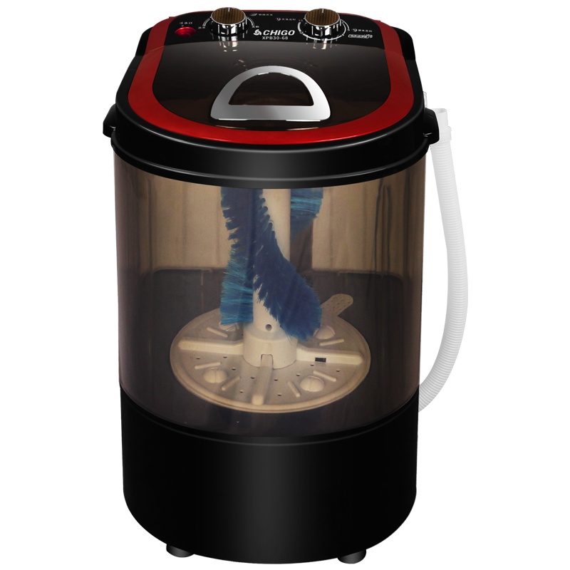 志高(CHIGO)XPB30-68 3公斤小型洗鞋机(黑色) 刷鞋机 家用小型电动懒人刷鞋神器 鞋袜两用 非全自动洗衣机