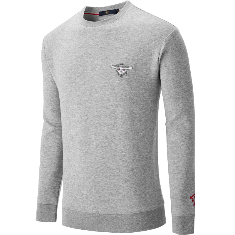 HLA海澜之家暴雪娱乐合作系列2019秋季魔兽火金派熊猫人卫衣男HNZWJ3R228A