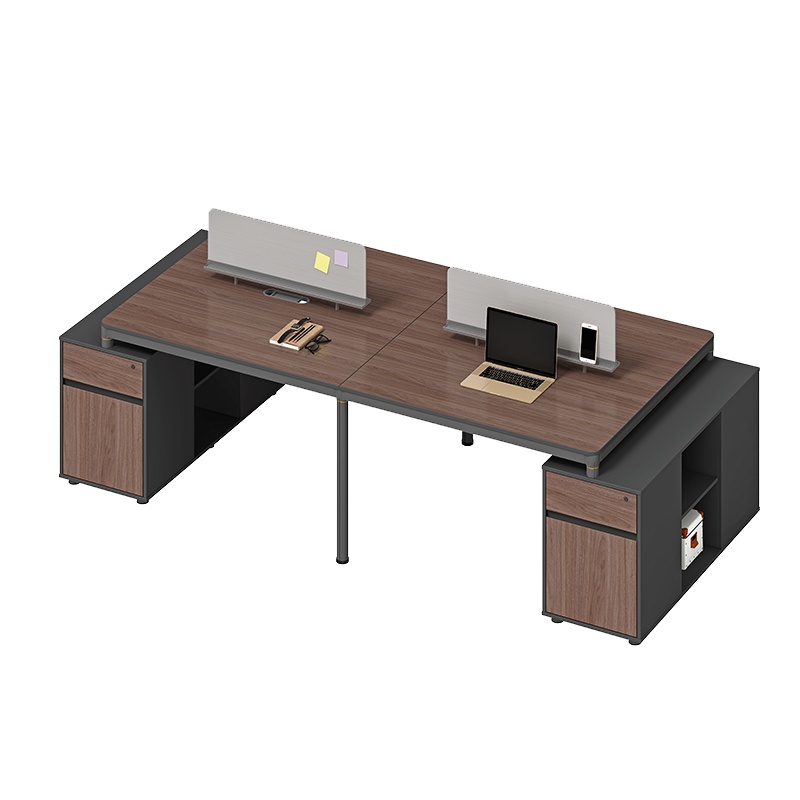 鑫金虎 办公桌员工职员桌四人位电脑桌办公室桌椅组合现代简约桌子