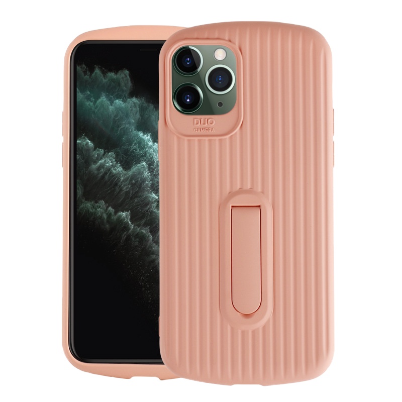 艾普奇 iPhone 苹果11仿液态硅胶创意手机壳 适用iphone 8P带支架pro max iPhoneX 保护套