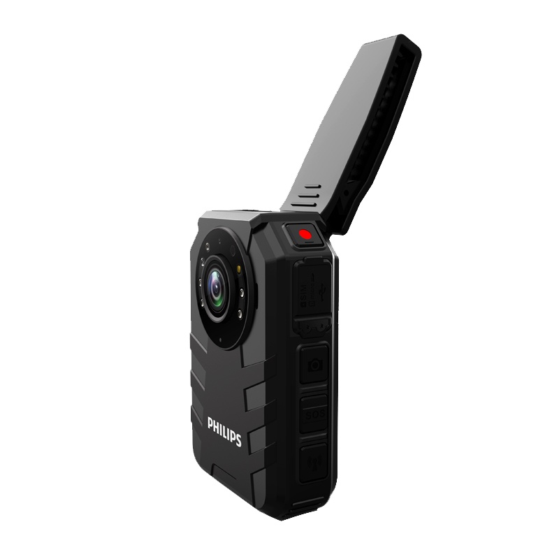 飞利浦VTR8400-64G音视频现场执法记录仪实时对讲4G全网通GPS高清红外夜视WIFI蓝牙触摸屏NFC佩戴便携