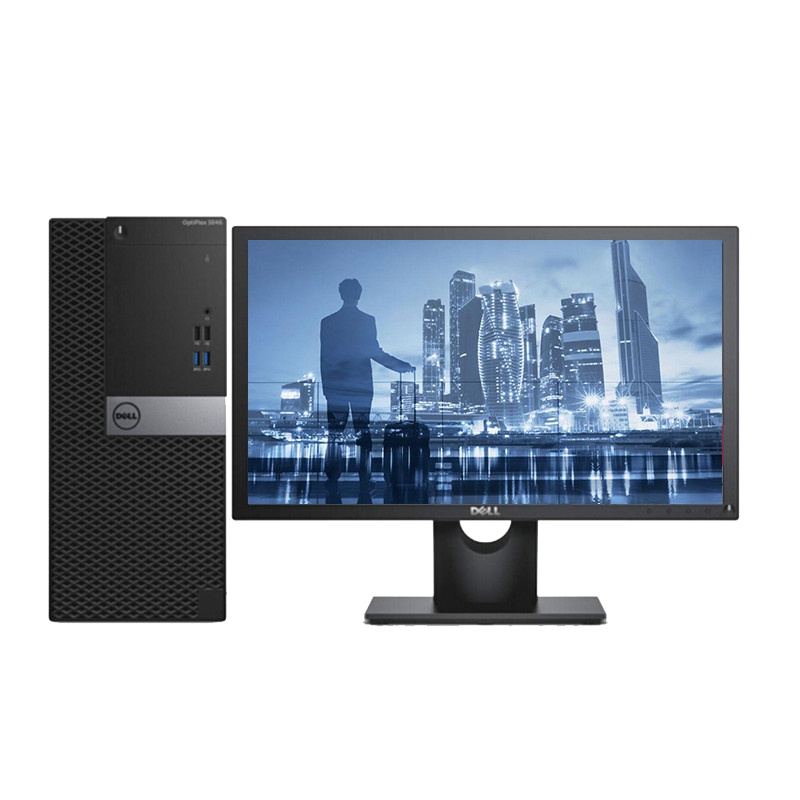 戴尔(DELL)3050MT台式电脑(I5-7500 8G 1TB 集显 23.8英寸 win10神州网信版 3年)