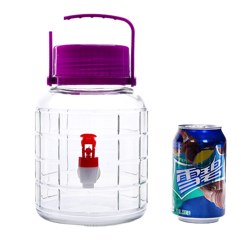 玻璃泡酒瓶带龙头自酿葡萄水果梅酒酵素瓶储物密封罐酒坛 封后 2带龙头