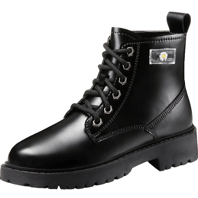 公猴马丁靴女英伦风2020新款真皮短靴厚底秋冬百搭单靴潮ins