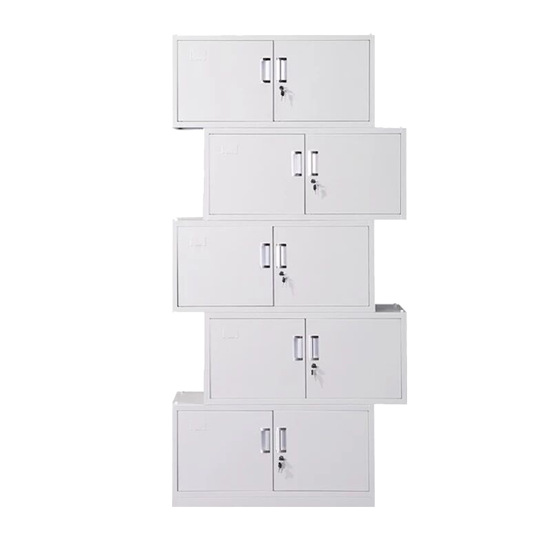 【万保】铁皮文件柜 钢制文件柜 五节分体生产用资料柜