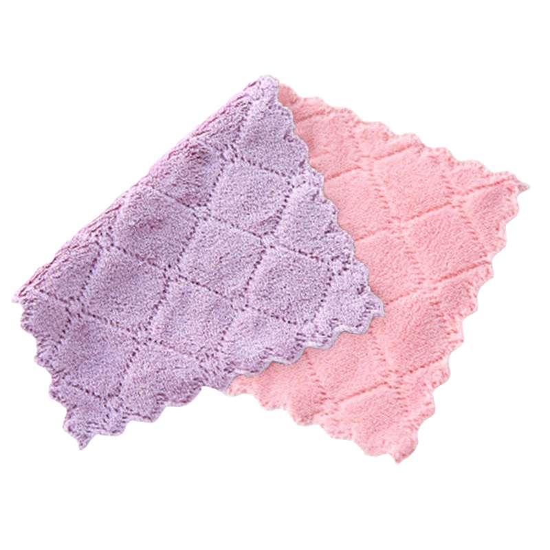 不沾油抹布家用洗碗布家务清洁不掉毛不粘油抹布吸水去油