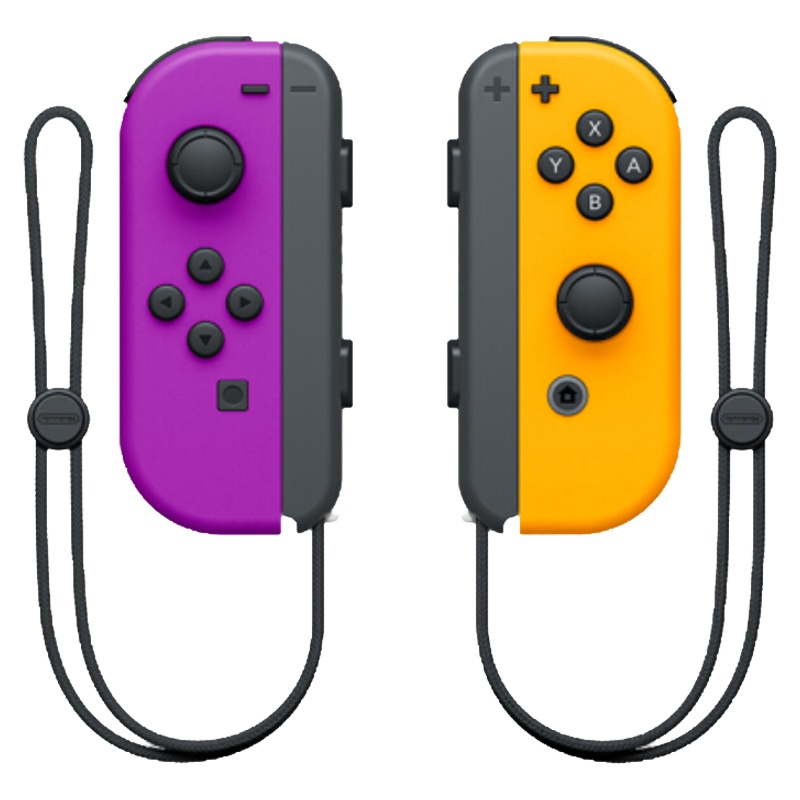 任天堂 Nintendo Switch 国行Joy-Con游戏机左右手柄 NS周边配件 左紫右橙无线手柄