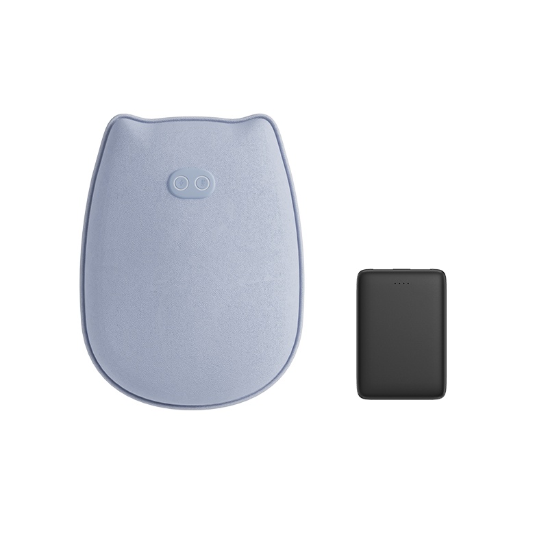 冇心猪猪无水暖袋暖手袋充电式防爆秋冬暖宝宝女生用毛绒可爱敷肚子热水袋暖手宝神器Q33-芋泥紫(含充电宝)