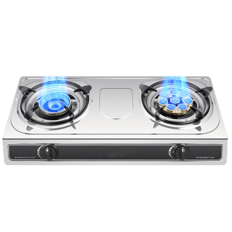 阿斯卡利(ASCARI)灶双灶家用台式不锈钢双灶节能灶具 X3劲火双灶[管+夹]管道天然气定制商品