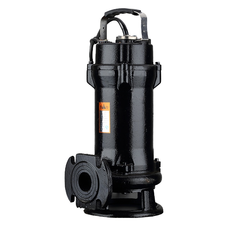 鸣固 家用污水泵大流量抽水泵 农用排污泵切割式潜水泵化粪池带绞刀泥浆泵 单相1100W/220V2寸口污水切割泵