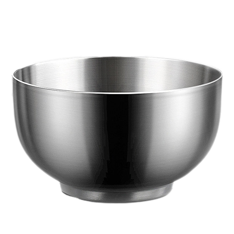 三清 304不锈钢 汤碗加汤匙 金属色