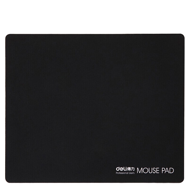 得力 3691 耐磨办公游戏鼠标垫 办公用品 黑色(一个装)可定制