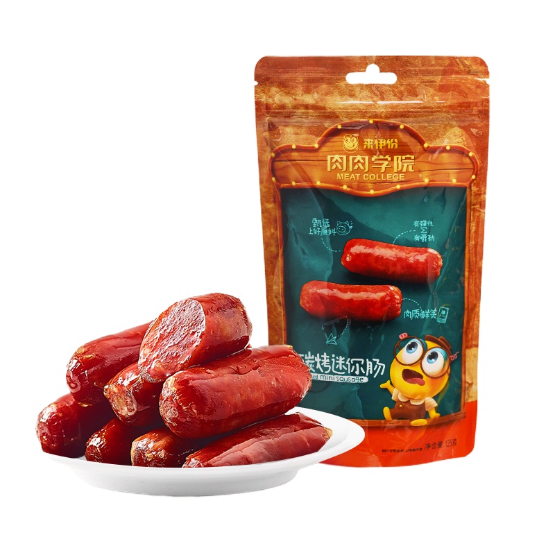 来伊份-碳烤迷你肠125g*4