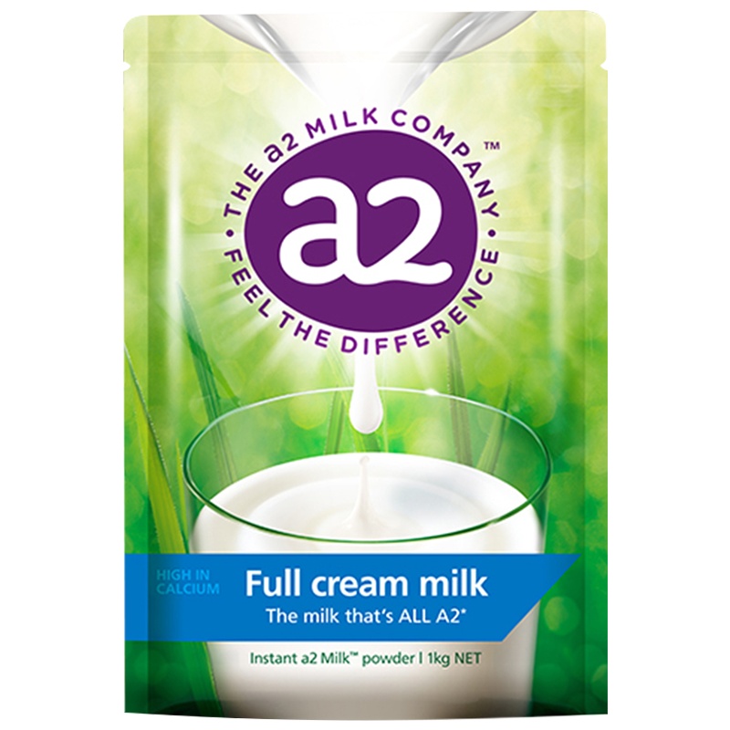 效期至2022年1月1日 a2 澳洲全脂高钙成人奶粉3岁以上1kg特殊配方澳大利亚儿童学生孕妇中老年牛奶
