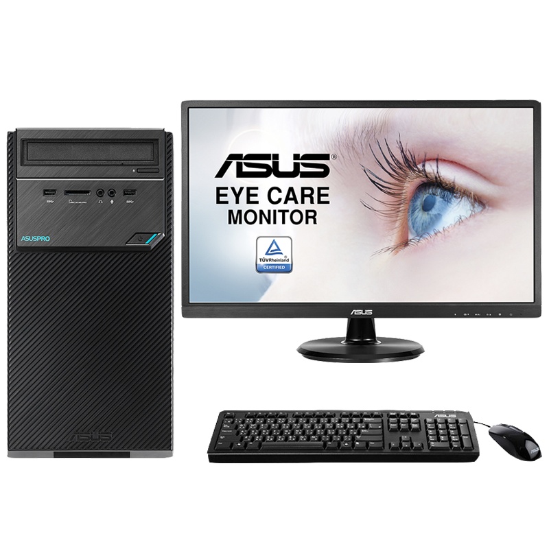 华硕(ASUS)商用台式电脑DX500MA 21.5英寸(R5-4600G 4G 1T DOS)