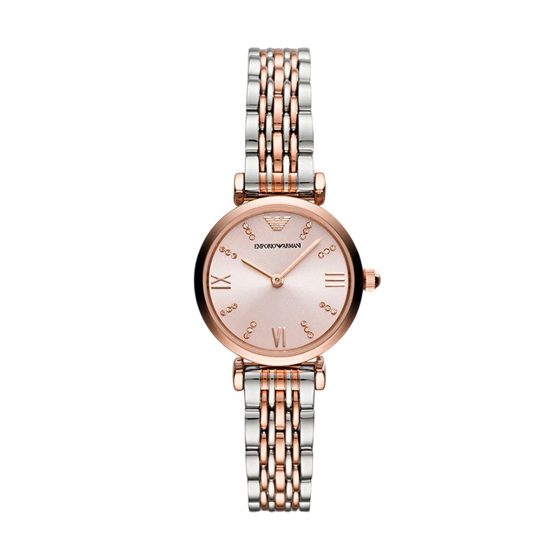 阿玛尼（Emporio Armani）细带小巧气质小表盘石英女表AR11223