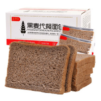 [满88减50元]欧贝拉黑麦面包500g(早餐吐司切片轻食零代餐脂肪卡热量零食品宿舍即食)西式糕点 面包