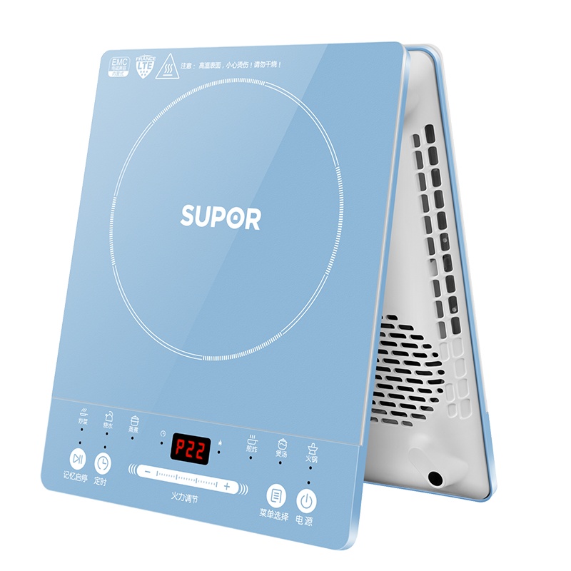 苏泊尔（SUPOR）电磁炉电磁炉 智能滑控 大按键 大功率 爆炒 大功率 家用多功能电磁炉C22-IH27E8