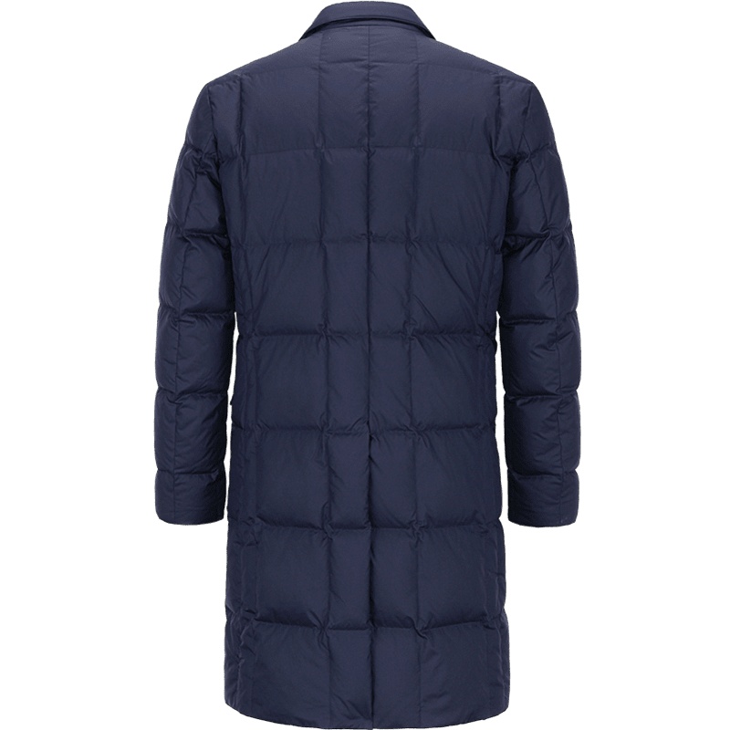 Youngor/雅戈尔冬新品男士商务休闲藏青色羽绒服967FQA