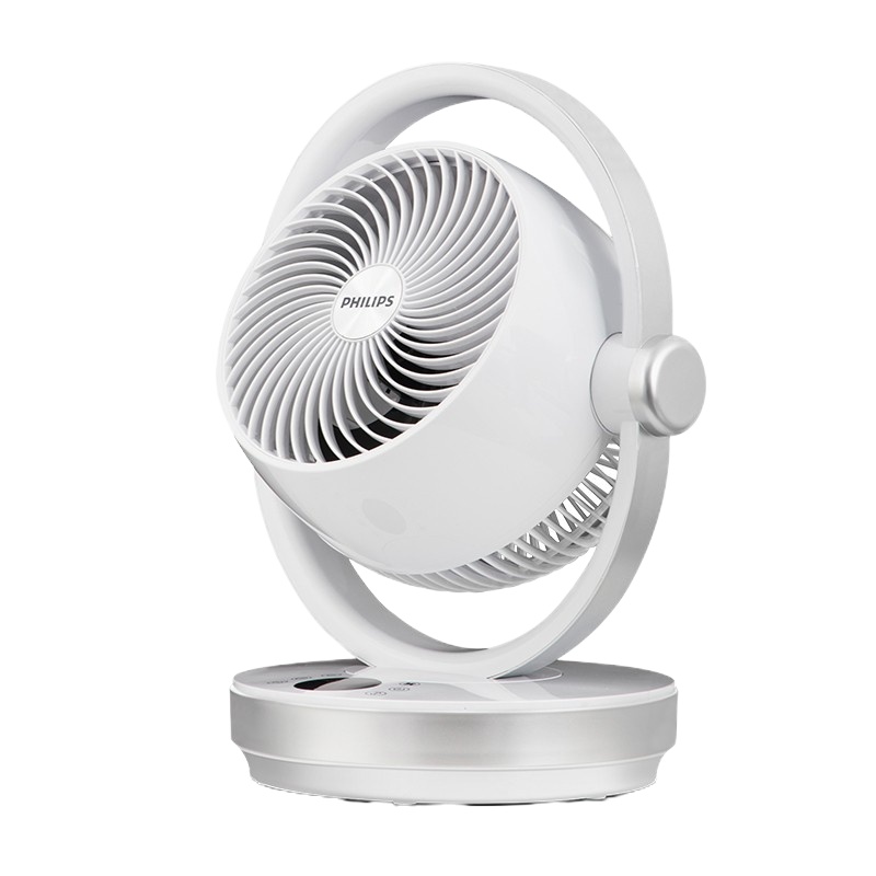 飞利浦(PHILIPS)空气循环扇家用静音电风扇台式学生扇落地小风扇遥控定时摇头四季扇ACR3124CF 单个装