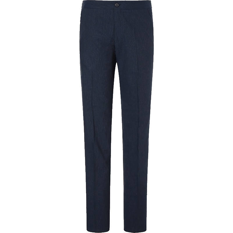 Z Zegna 杰尼亚 男士条纹棉质系带休闲裤 733NC2