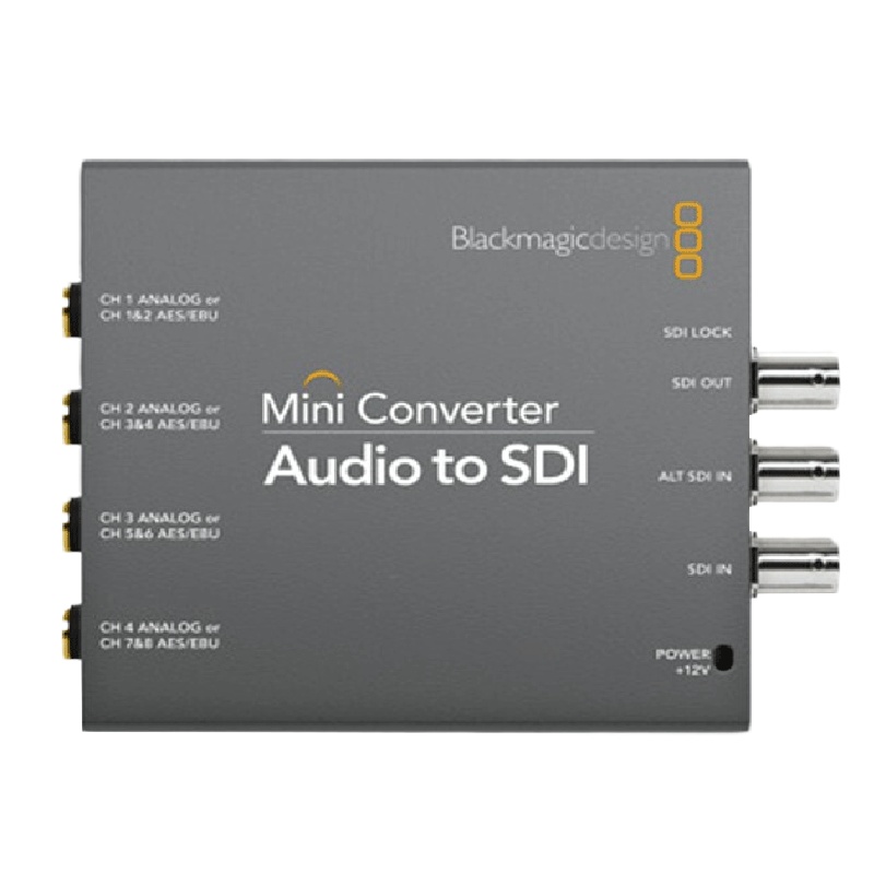 BMD 3G-SDI Mini Converter系列多格式信号高清广播级转换器 Audio to SDI