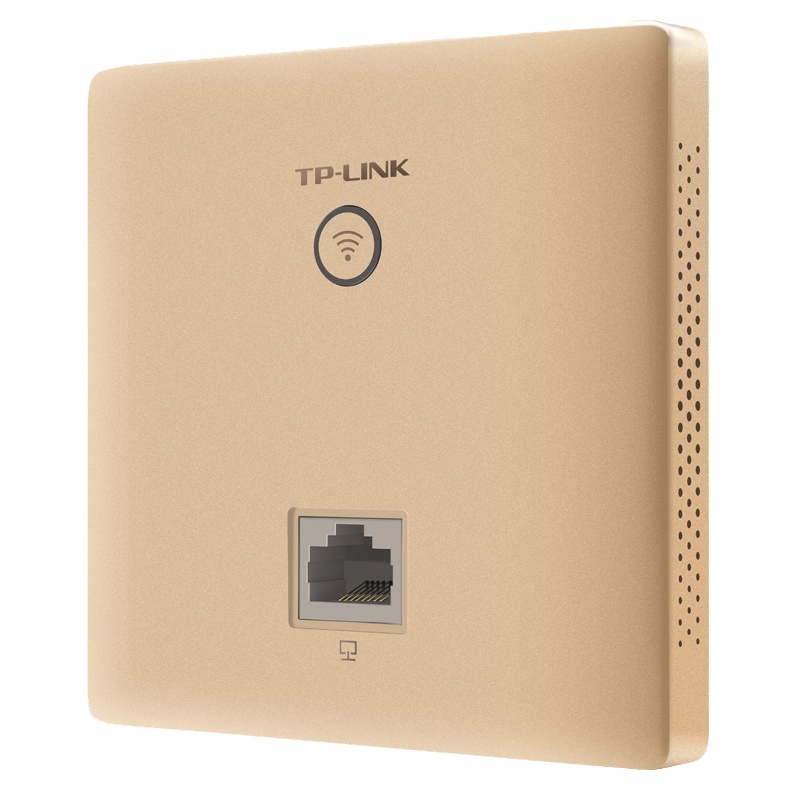 TP-LINK AC1200双频无线86型面板式AP TL-AP1202GI-PoE 香槟金