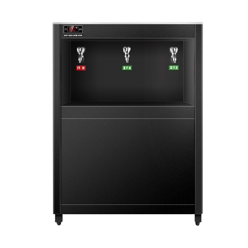 德玛仕(DEMASHI)直饮水机 商用学校烧水机开水器 SRZ-30/SRZ-3L柜式一开二温全黑