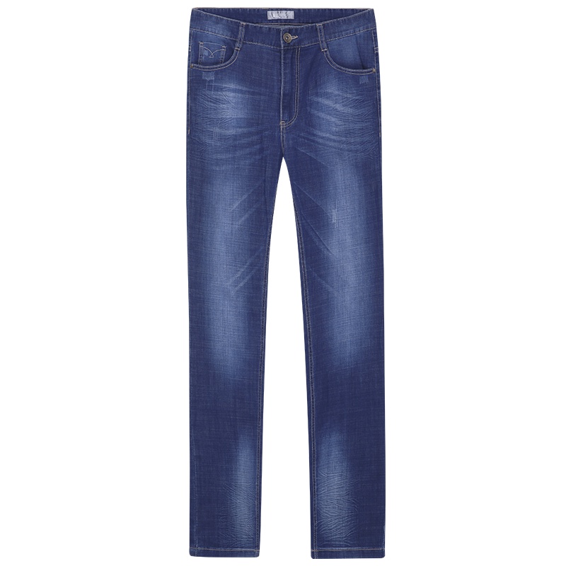 HODO红豆男装春夏秋季男士牛仔裤舒适时尚简约水洗休闲长裤男