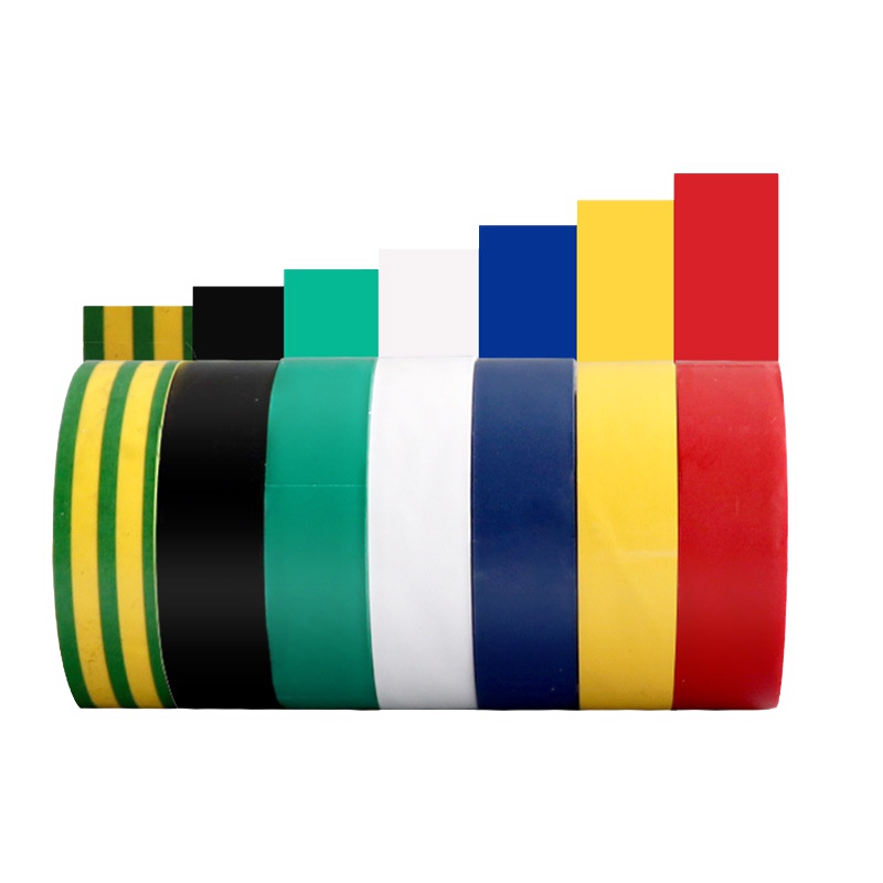 [苏宁自营]pvc电工绝缘胶带耐高温高压电气胶布防水阻燃彩色黑汽车线束胶带