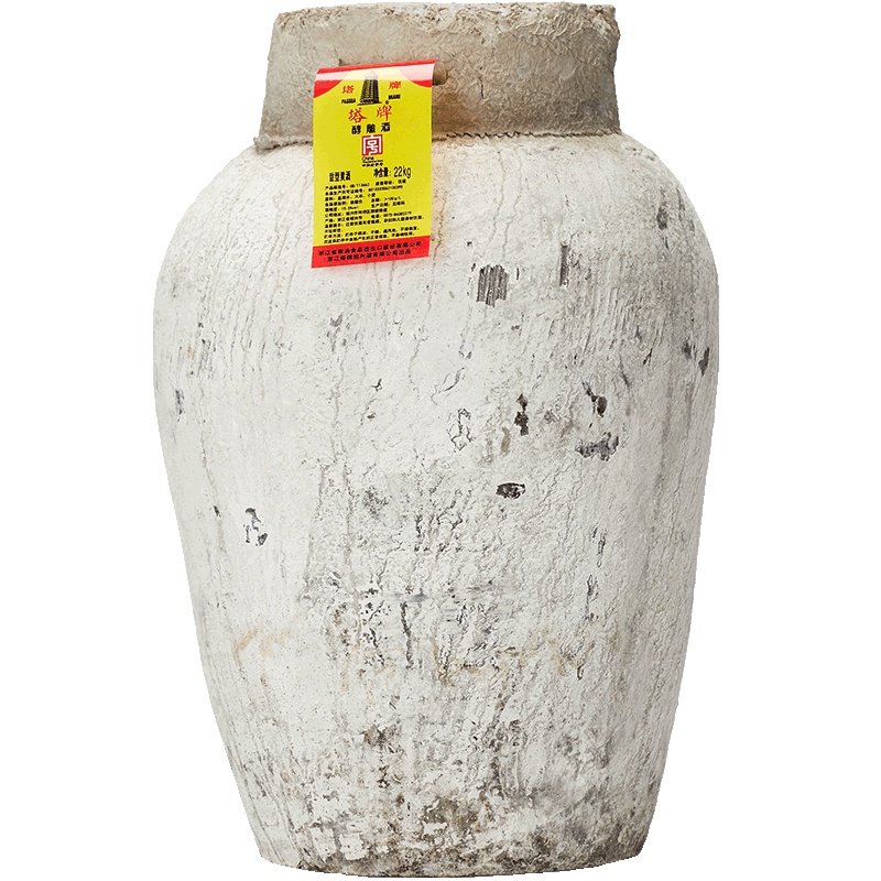 塔牌22kg醇雕加饭酒 22L 15.5度 坛装 甜型 手工酿造黄酒