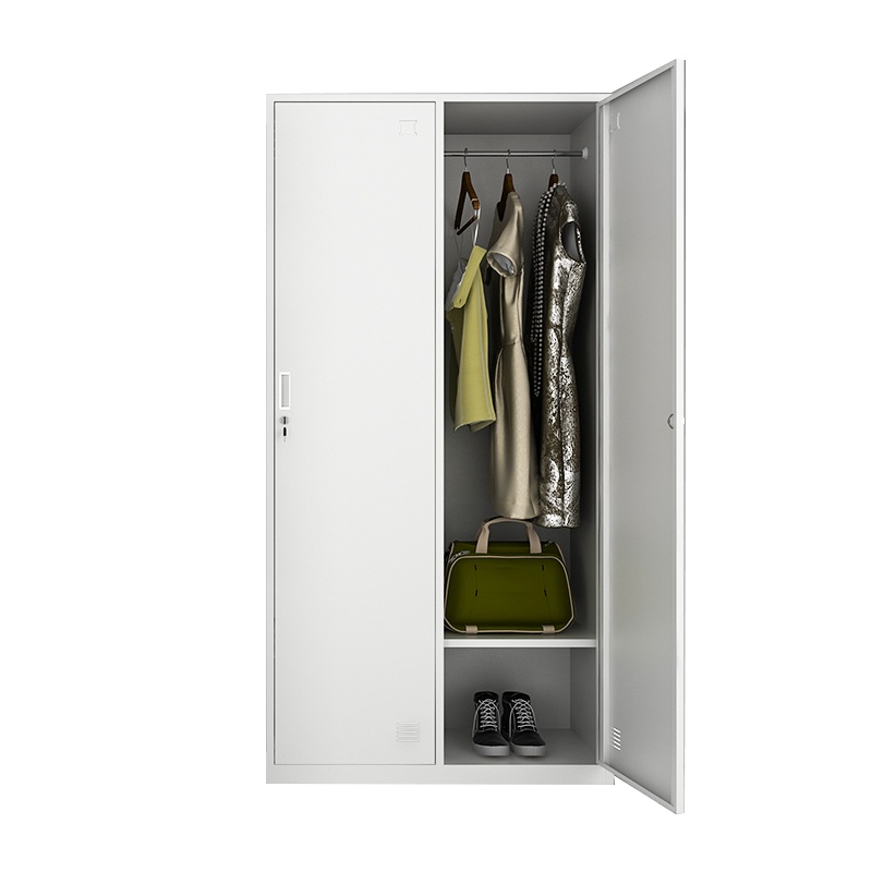 晋美升更衣柜文件柜铁皮柜资料柜财务凭证柜储物柜带锁整理柜子 二门更衣柜