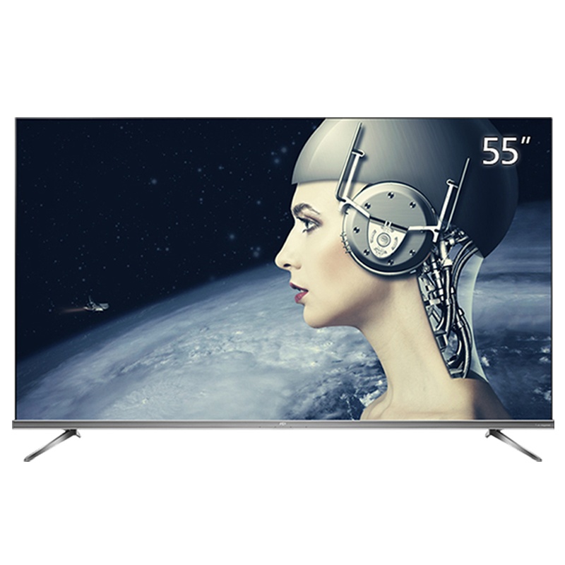 TCL 官方旗舰 55T6(55英寸) 4k超高清 金属超薄全面屏 人工智能 智慧屏 12米免遥控 液晶平板电视