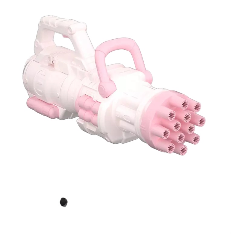 乐加酷 儿童加特林泡泡枪玩具网红同款全自动泡泡机儿童吹泡泡玩具泡泡水