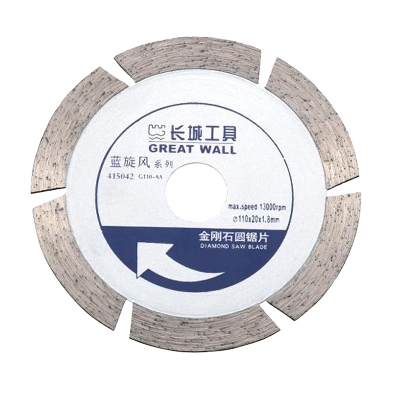 长城精工 金刚石圆锯片,ø107x20x1.8m,415041