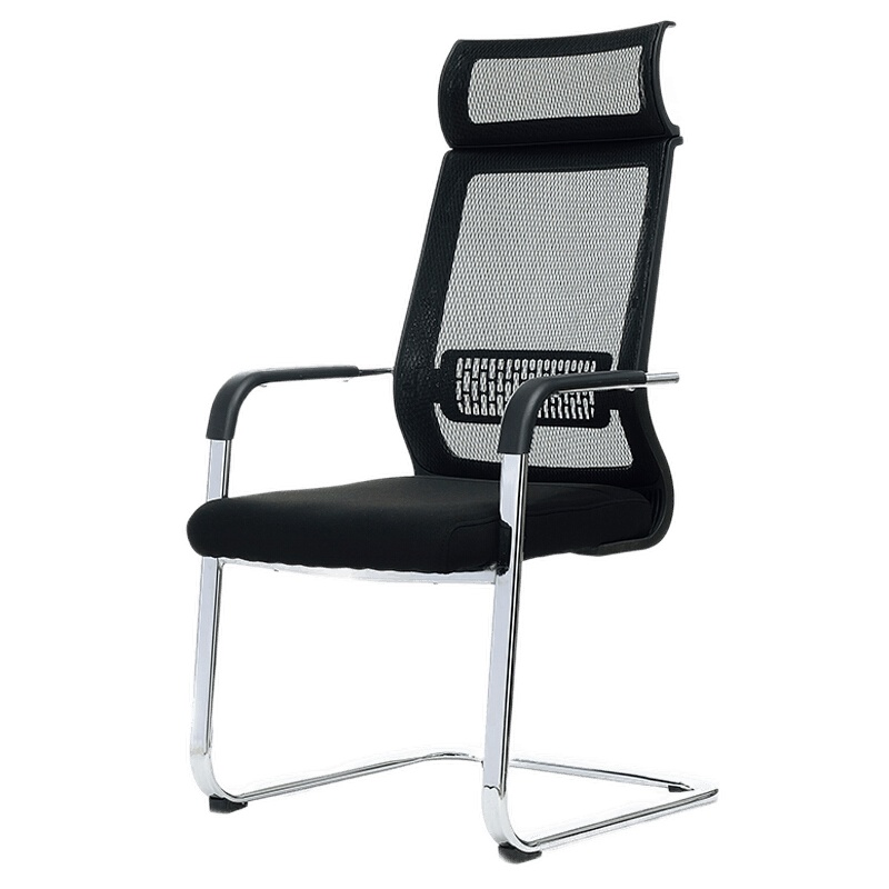 卓澳(ZHUOAO)电脑椅办公椅网布会议弓形椅子家用时尚休闲职员高背椅