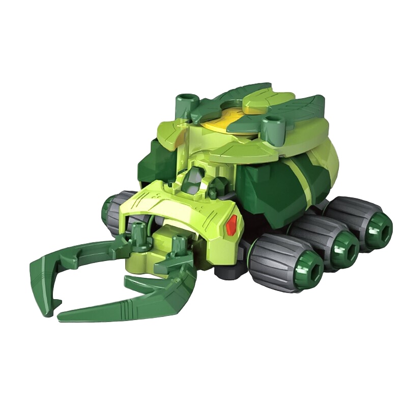 灵动创想(LDCX)超甲虫战记玩具对战机甲战纪机器人战车赛车战斗盘套装 竞技款-米诺卡0104