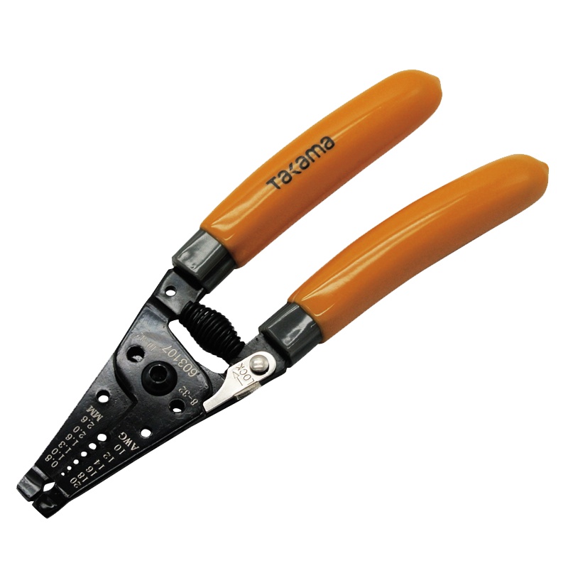 高松takama 弯柄6档剥线钳7英寸0.8-2.6mm 603107 /把