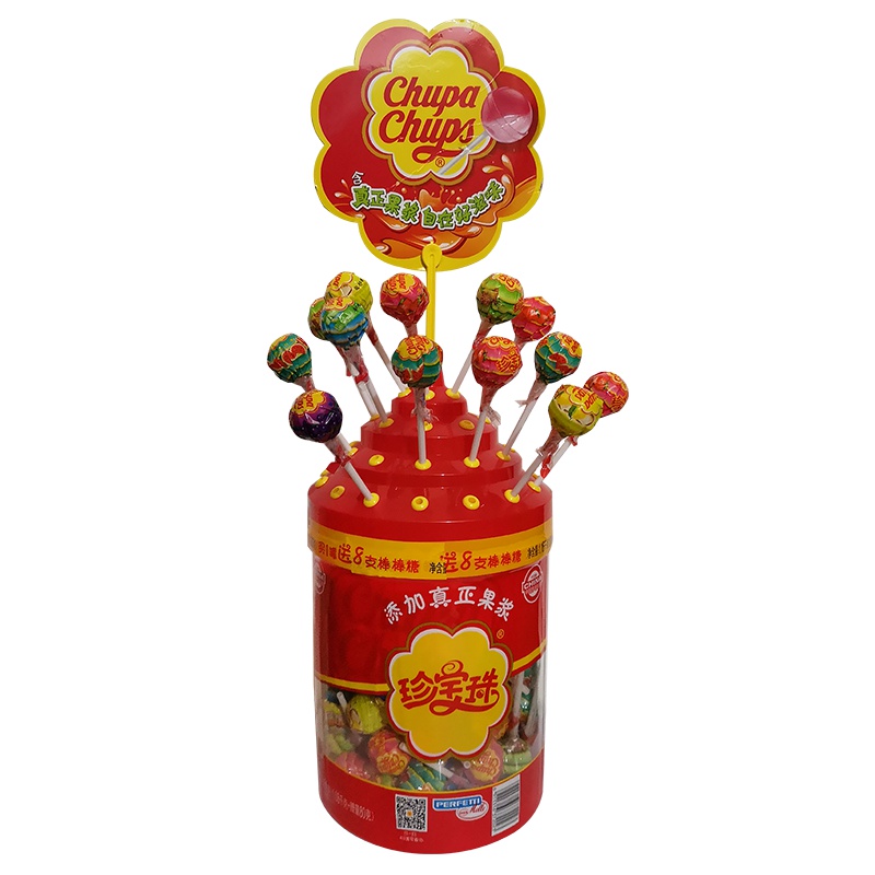 阿尔卑斯棒棒糖瓶装1160g（108kg+8g增量）糖果礼物