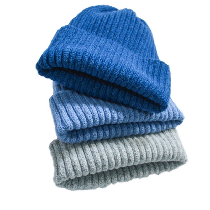 ins秋季毛线帽女秋冬韩版帽子冬天针织帽瓜皮帽甜美可爱冷帽时尚